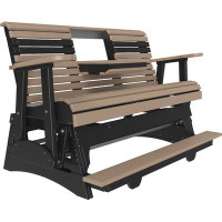 LuxCraft Outdoor Gliding Polywood Bench