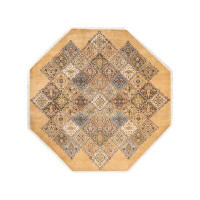 Isabelline Isabelline Rheanne One Of A Kind Traditional Hand Made Hand Knotted Yellow Area Rug 8X10