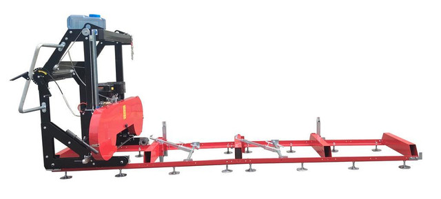 NEW 32 PORTABLE SAWMILL 14 HP ELECTRIC START LONCIN 1252023 in Other in Alberta - Image 4