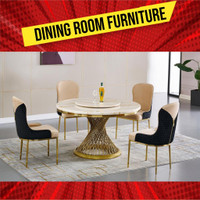Marble Round Dining Set Sale !! Furniture Sale !!