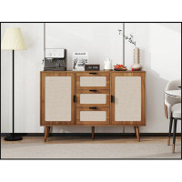 Red Barrel Studio 2 Door 3 Drawer Cabinet, Accent Storage Cabinet, Suitable for Living Room