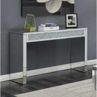 Everly Quinn Yaelle 46.85'' W Console Table in Mirrored