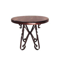 Mexports by Susana Molina Luxury Ranch Bistro Tall Table- Mesquite Bar Table - 1212 E
