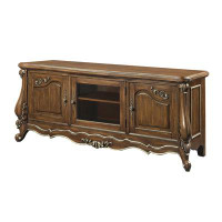 January Furniture Acme Latisha Tv Stand Antique Oak Finish Lv01413