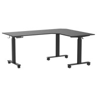 Accentuations by Manhattan Comfort Industrial Triple Motor Standing Desk With 3 Preset Buttons And Cable Management Tray