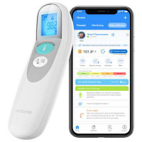 Motorola Care+ 3-in-1 Smart Non-Contact Baby Thermometer - White