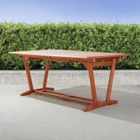 Red Barrel Studio Tropical Wood Patio  Dining Table With Folding Extension — Outdoor Tables & Table Components: From $99