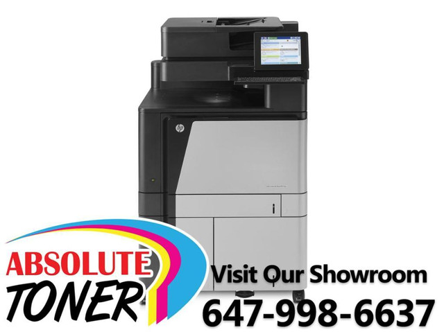 LEASE/BUY HP Color LaserJet Enterprise flow MFP M880 880 Copier Printer Scanner Fax Stapler Finisher Booklet Hole Punch in Other Business & Industrial in Ontario - Image 2