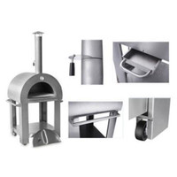NEW STAINLESS STEEL PIZZA OVEN STAINLESS STEEL WOOD FIRED BBQ PIZZA BBQ OUTDOOR KITCHEN