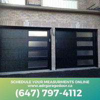 SPRING PROMO!! MODERN GARAGE DOORS WITH SIDE WINDOWS FROM $1299 ( ALL COLORS IN STOCK)