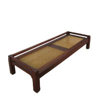 DYAG East Asian Classic Twin Solid Wood/Rattan Daybed