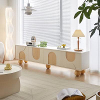 STAR BANNER Cream Style Modern Simple Living Room Home Rectangular TV Cabinet