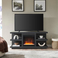 Latitude Run® TV Stand with Electric Fireplace Included