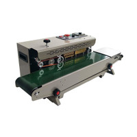 FR-880 Continuous Auto Sealing Machine Sealer Horizontal PVC Membrane Bag Film 110V 070744