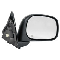 Mirror Passenger Side Dodge Ram Mega Cab 2006-2009 Power Heated Manual Fold Without Tow , CH1321306