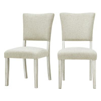 August Grove August Grove® Kean Side Chair in White (2 Per Pack)
