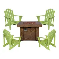 Rosecliff Heights Idyl 5-Piece Fire Pit Seating Group Set