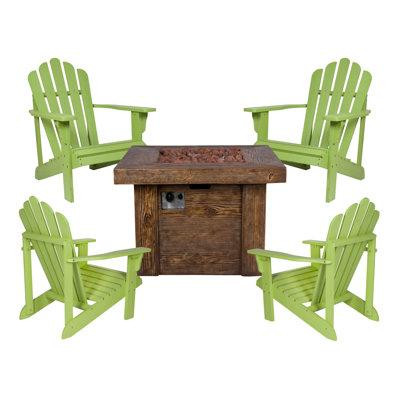 Rosecliff Heights Idyl 5-Piece Fire Pit Seating Group Set in BBQs & Outdoor Cooking