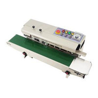 Continuous Bag Sealing Machine with Ink Coder FRD-1000II Automatic Band Sealer 110V #181217