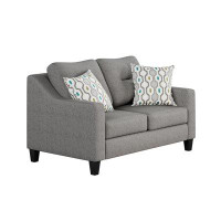 Red Barrel Studio 62" Square Arm Loveseat with Reversible Cushion