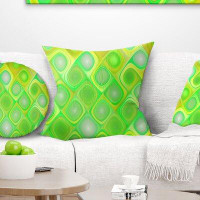 The Twillery Co. Abstract Fractal Pattern with Swirls Pillow