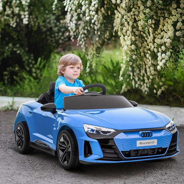 ELECTRIC RIDE ON CAR WITH REMOTE CONTROL, 12V 3.1 MPH KIDS RIDE-ON TOY FOR BOYS AND GIRLS WITH SUSPENSION SYSTEM in Toys & Games - Image 4