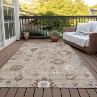 Bungalow Rose Leis Indoor/Outdoor Area Rug with Non-Slip Backing