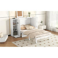 Latitude Run® Murphy Bed With Shelves