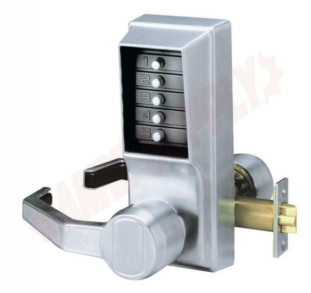 Kaba Simplex LL1031-26D Pushbutton Lock w/Passage Satin Chrome LH LHR Model: LL1031-26D-41 in Other Business & Industrial in Ontario - Image 2