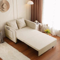 Ebern Designs Twin Size Upholstered Sleeper Sofa