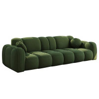 Crafts Design Trade 94.49" Green 100% Polyester Modular Sofa