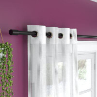 Etta Avenue™ Salut Adjustable 1" Single Curtain Rod