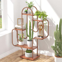 17 Stories Multipurpose Plant Stand,6 Tiers (Double-Armed)
