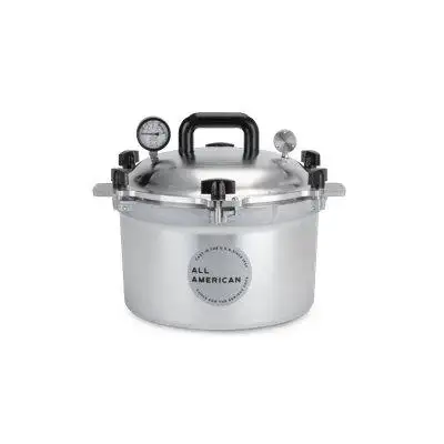The All American Pressure Cooker/Canner has every feature that makes life easy to cook or can whatev...