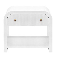Worlds Away Esther Sled End Table with Storage
