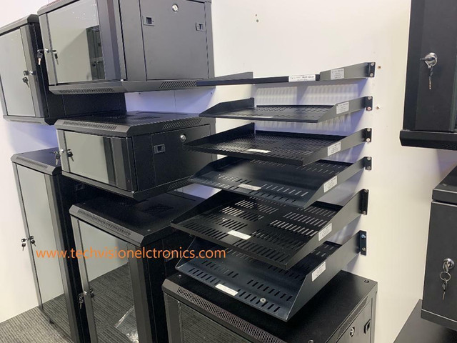 Server Rack/ Audio Video Cabinet shelf 7 inches to 25 inches deep shelves in Networking in Toronto (GTA)