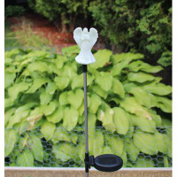 Amples Solar Powered Pray Angel Garden Decoration Stake Outdoor Landscape Yard Pathway Lawn Patio Colour Changing LED Li
