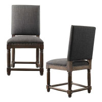 Canora Grey Stefanny Polyester Upholstered Back Side Chair Dining Chair