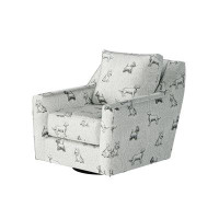 Gracie Oaks Ishiro Upholstered Swivel Armchair