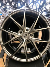 FOUR NEW 19 INCH NICHE MISANO WHEELS -- 5X120 MOUNTED WITH 245 / 35 R19 CONTINENTAL EXTREME CONTACT TIRES !!