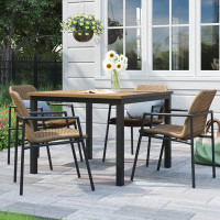 Oxford Garden Arieon Square 4 - Person 40" Long Dining Set