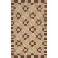 Matt Camron Rugs and Tapestries Handwoven Flatweave Brown/Beige Area Rug