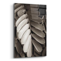Latitude Run® Latitude Run® 'Tropical Plant I' By Debra Van Swearingen, Acrylic Glass Wall Art, 24"X36"