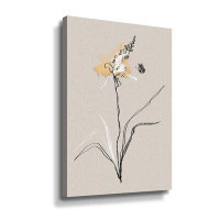 Ebern Designs Summer Plant 1 Gallery Wrapped Floater-Framed Canvas