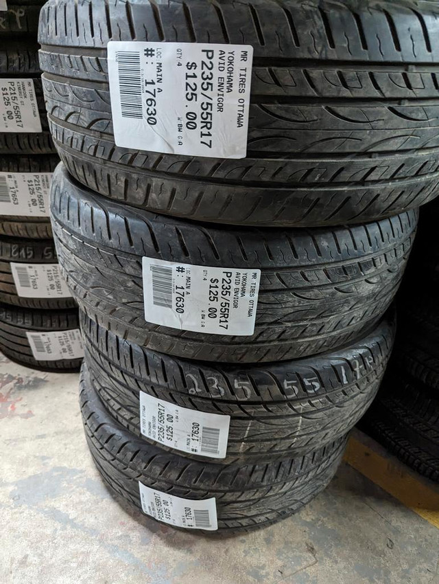 P235/55R17  235/55/17  YOKOHAMA AVID ENVIGOR  ( all season summer tires ) TAG # 17630 in Tires & Rims in Ottawa