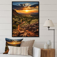 Millwood Pines Sunset In New Mexico Landscape III - New Mexico Canvas Prints