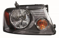 Head Lamp Passenger Side Ford F150 2007-2008 With Medium Gray Background Economy Quality , FO2503248U