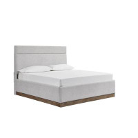 Birch Lane™ Queen Panel Bed Fully Upholstered Headboard