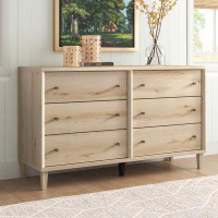 Sand & Stable™ Harry Willow Place 6 Drawer 59.05" W Double Dresser