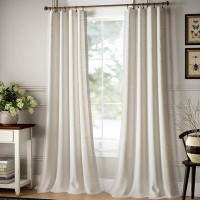 Langley Street Timote Solid Semi-Sheer Curtain Panels